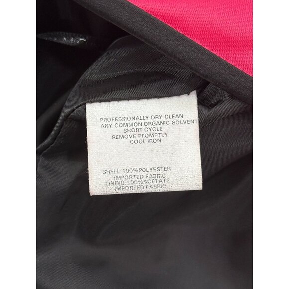 Jessica McClintock Gunne Sax Strapless Dress Pink Black Satin Tulle Size 11/12 - Picture 7 of 7